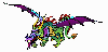 dragon wing colourful